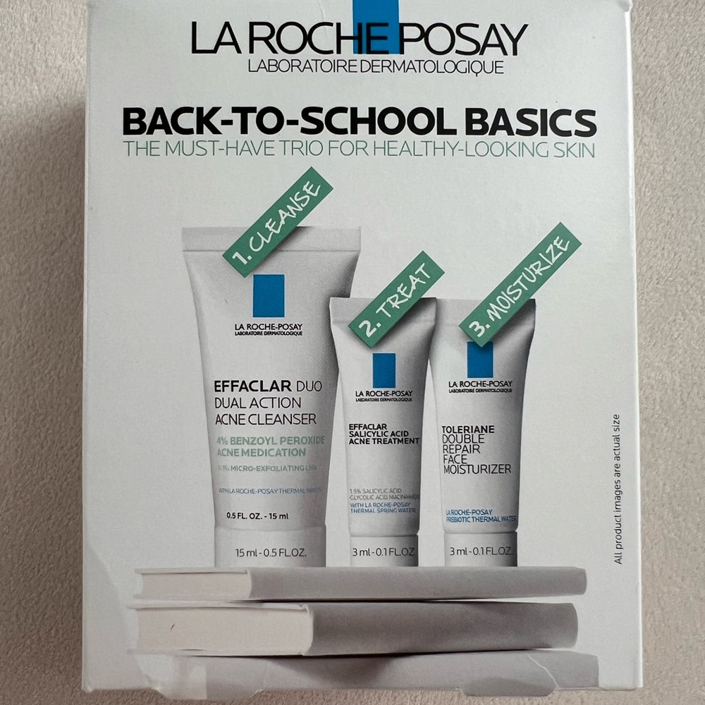New La Roche-Posay Back to School Basics Effaclar/Toleriane Set